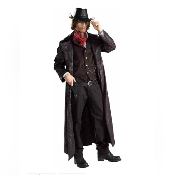 Grand Heritage Collection - Gun Slinger Western Duster Outlaw by Rubie Costume - Picture 6 of 7